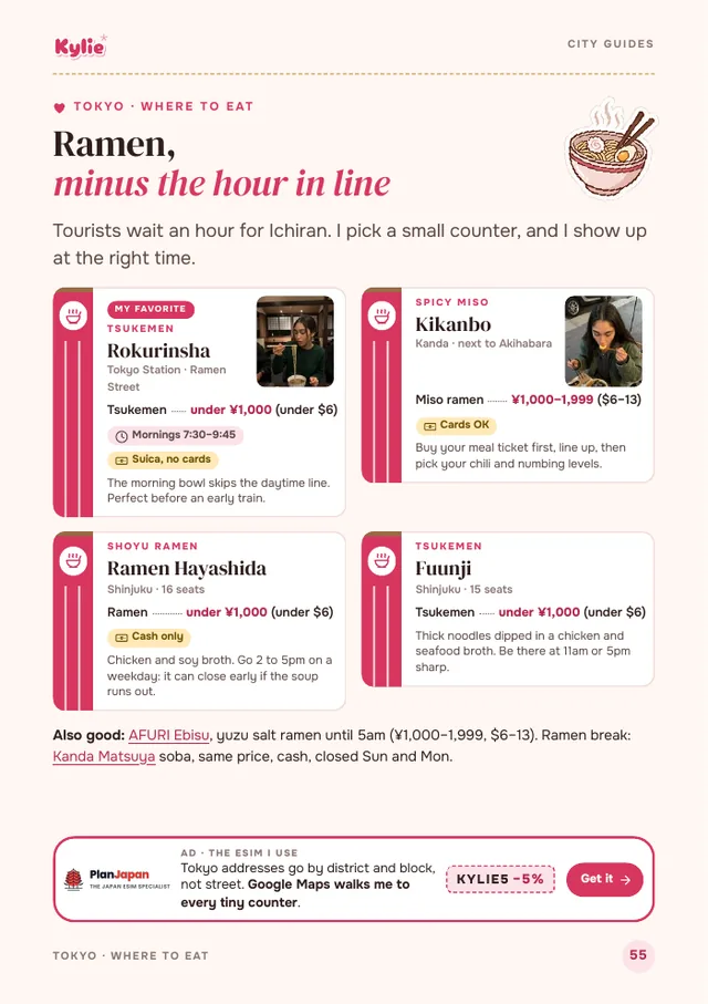 A real page from the City guides chapter