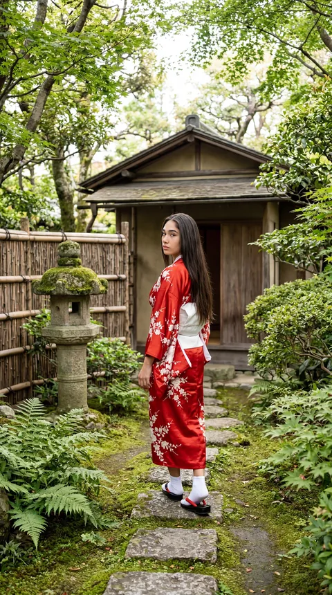 Kylie in Shirakawa-go